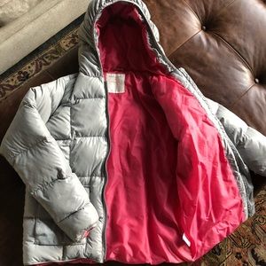 Hanna Anderson grey puffer coat